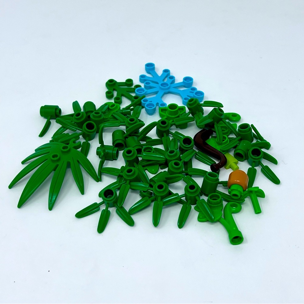 Various Lego Plant Pieces Lot